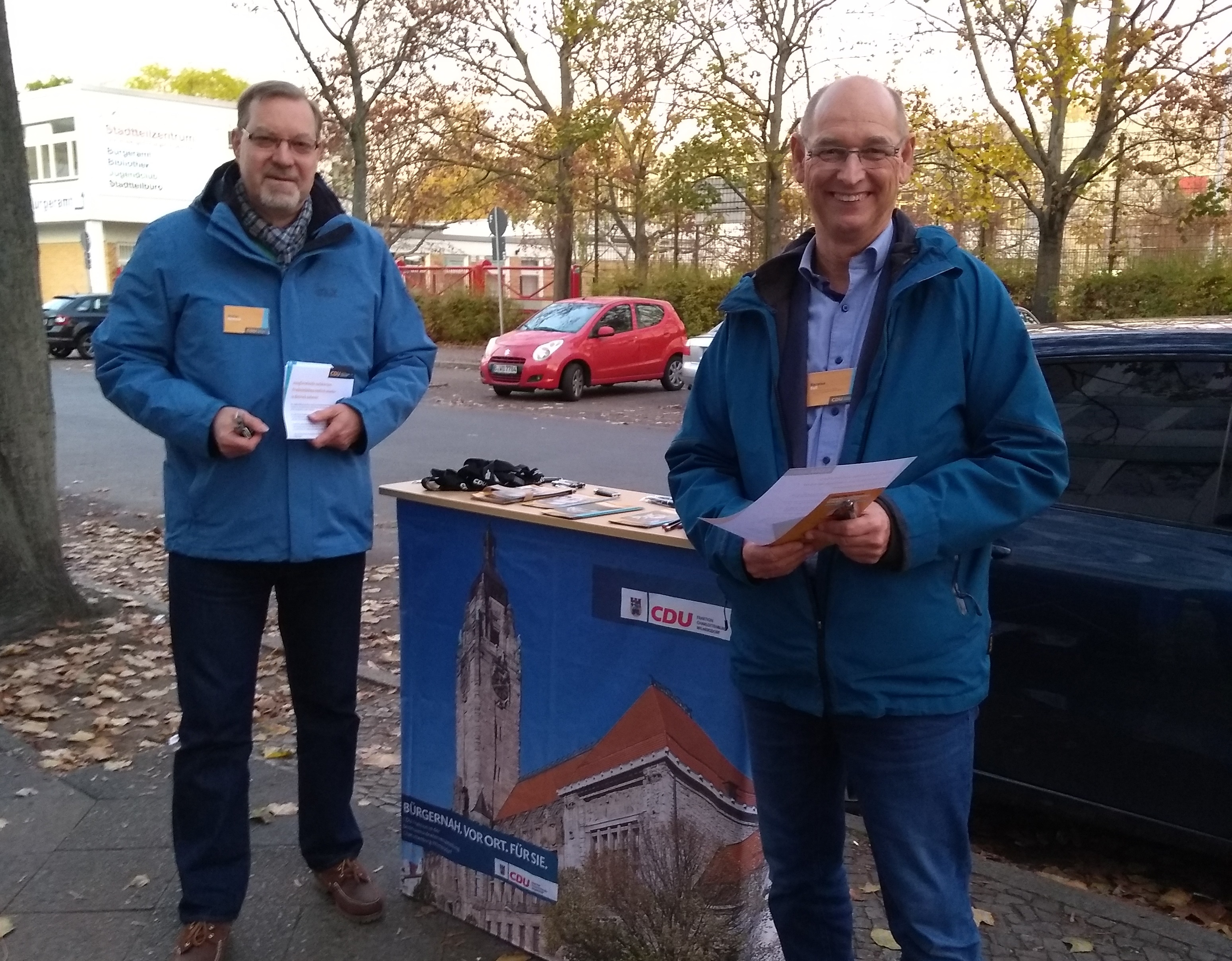 Stefan Hntsch und Karsten Sell fr Sie vor Ort